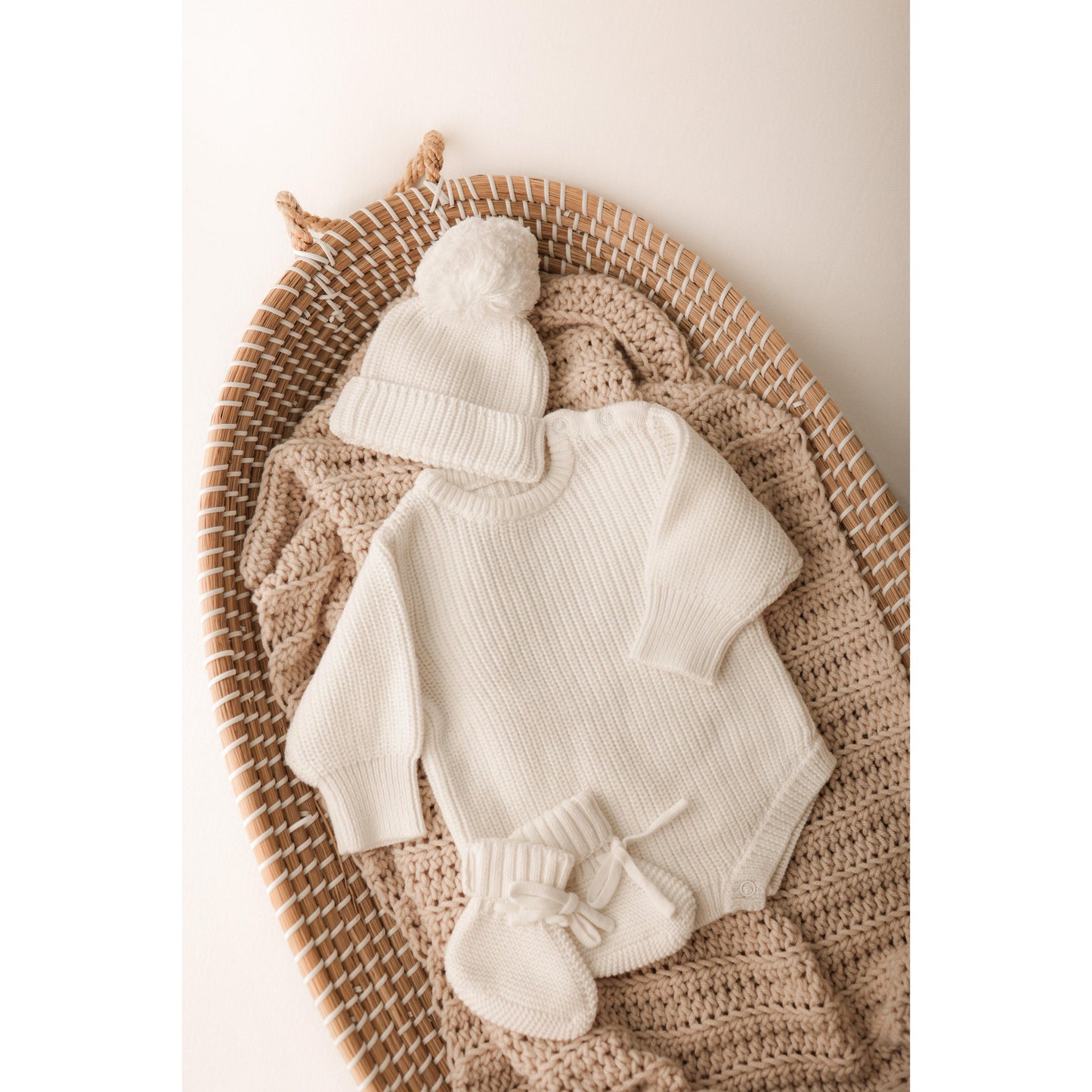 Bow Chunky Knit Set
