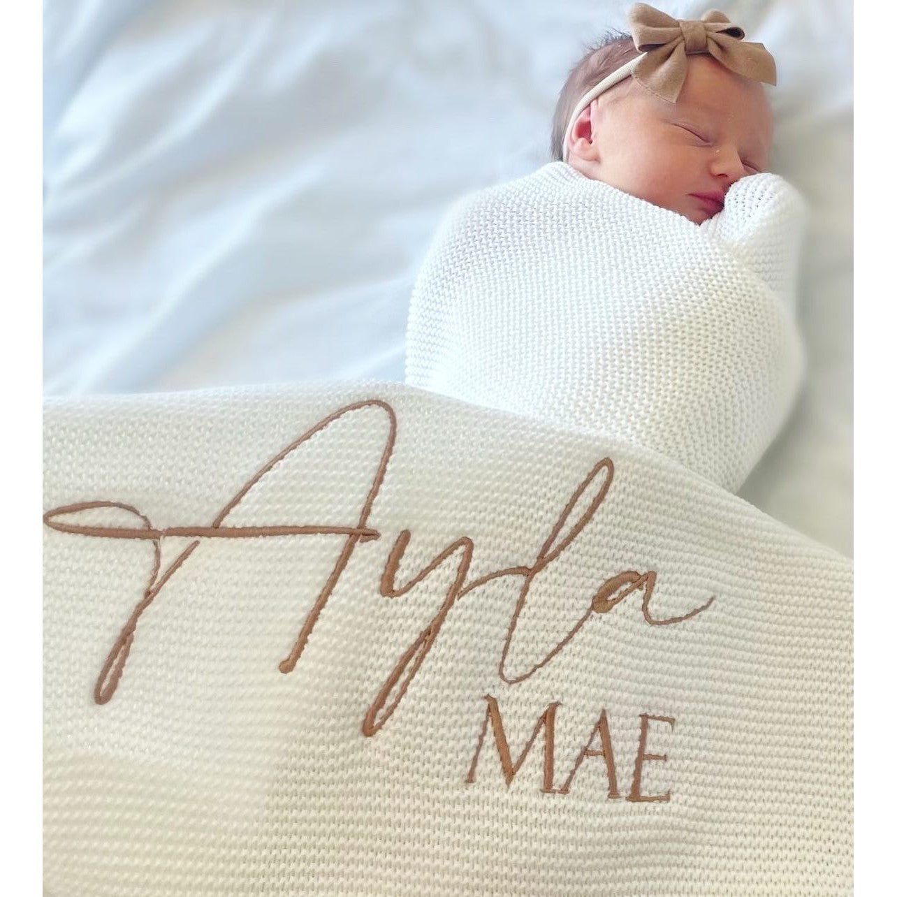 Personalised Double Name Blanket