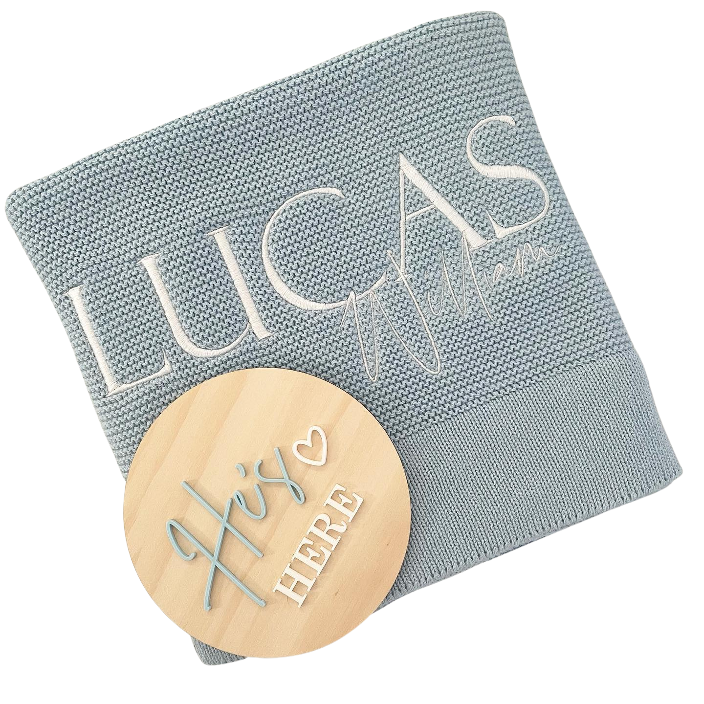 Personalised Double Name Blanket