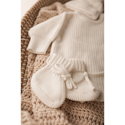 Chunky Knit Set- Milk