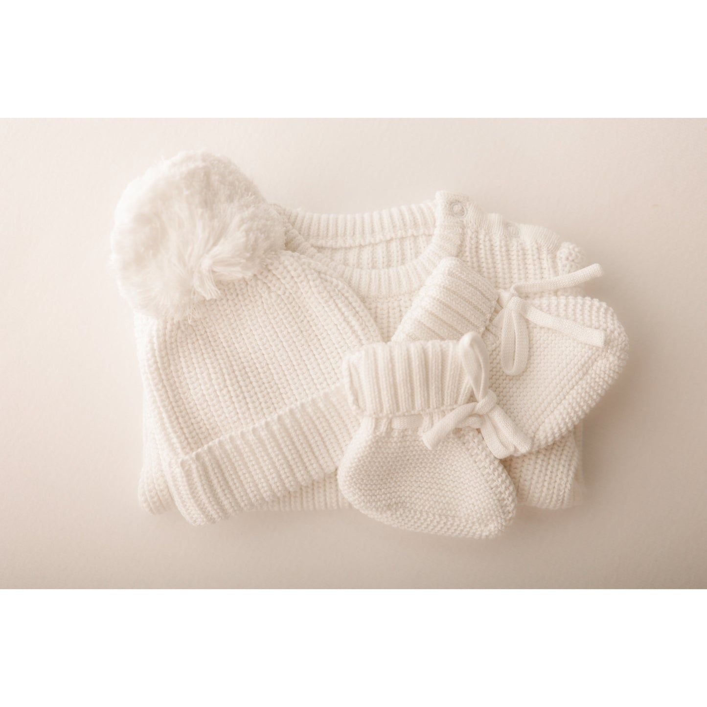 Chunky Knit Set- Milk