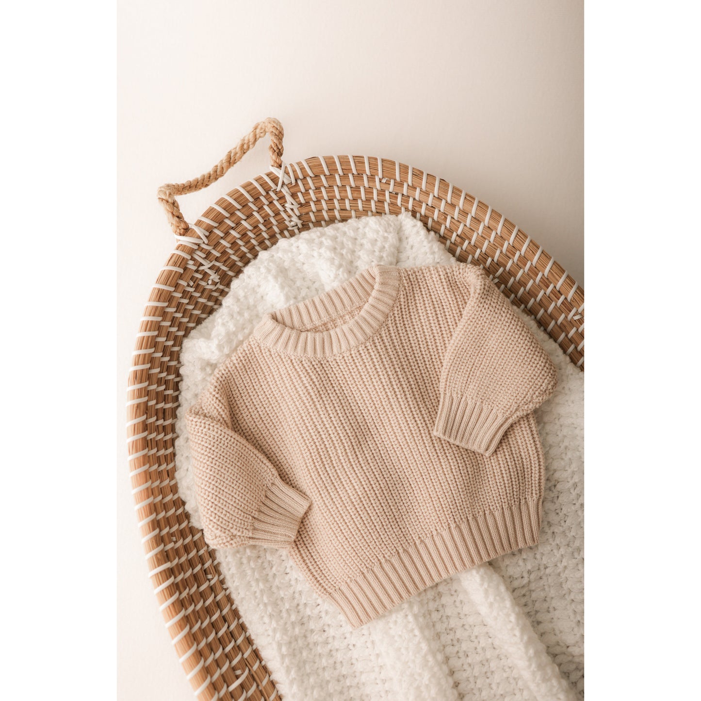 Chunky Knit Jumper- Latte