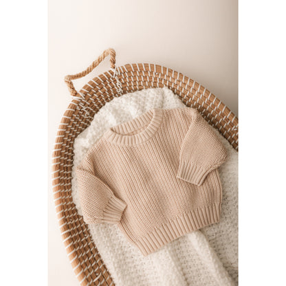 Chunky Knit Jumper- Latte