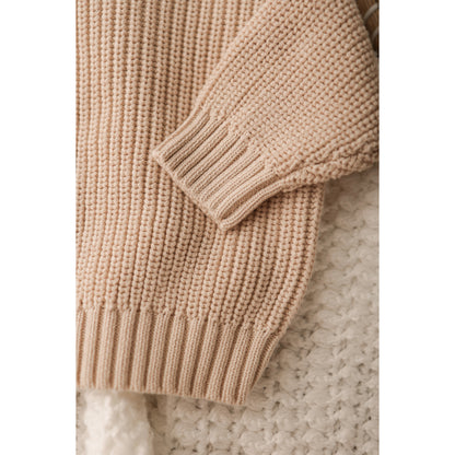 Chunky Knit Jumper- Latte