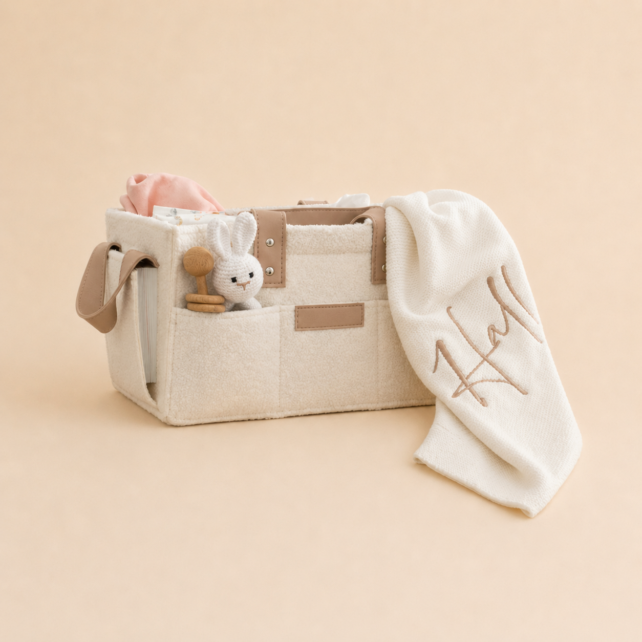 Teddy Nappy Caddy Organiser