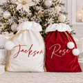 Embroidered Christmas Santa Sack