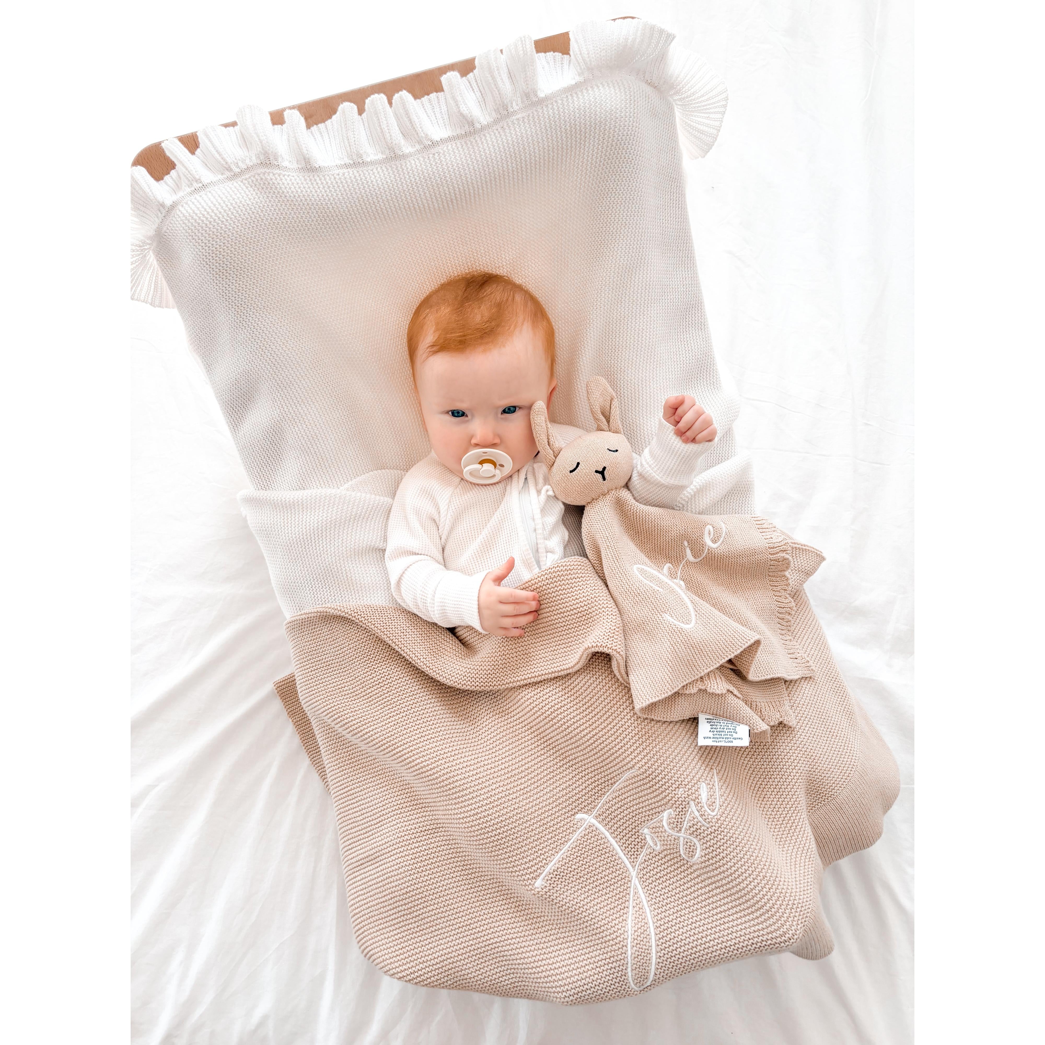 Personalised Embroidered Baby Blanket