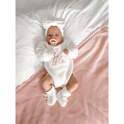 Bow Chunky Knit Set