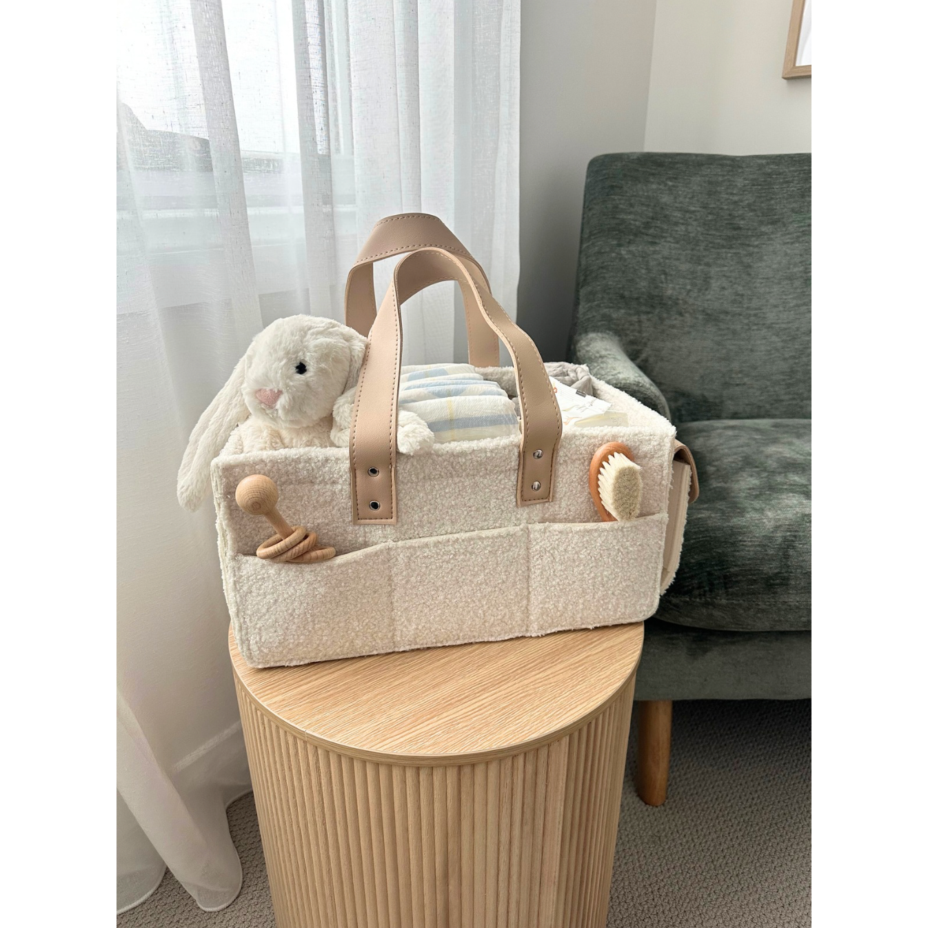 Teddy Nappy Caddy Organiser