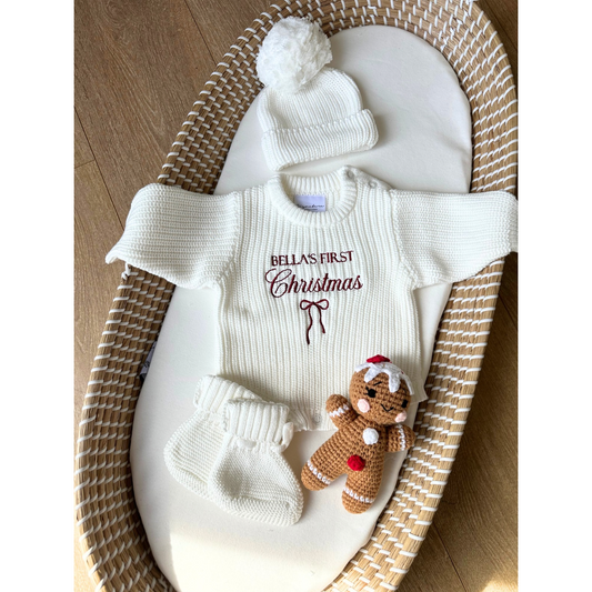 My First Christmas Romper Set
