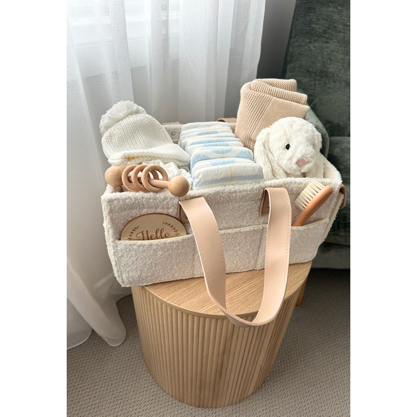 Teddy Nappy Caddy Organiser