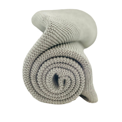Personalised Knit Blanket - Storm Grey
